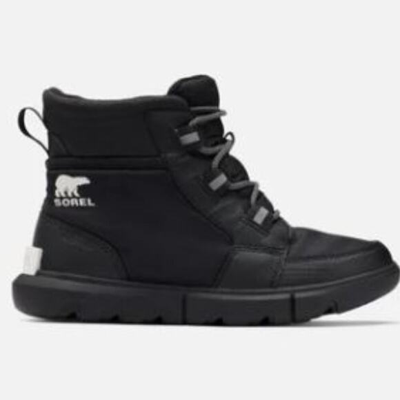 Sorel | Women's Explorer II Carnival Sport Boots Winter Snow Waterproof Black 11 - Picture 10 of 10